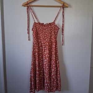 Abercrombie & Fitch Orange Floral Dress